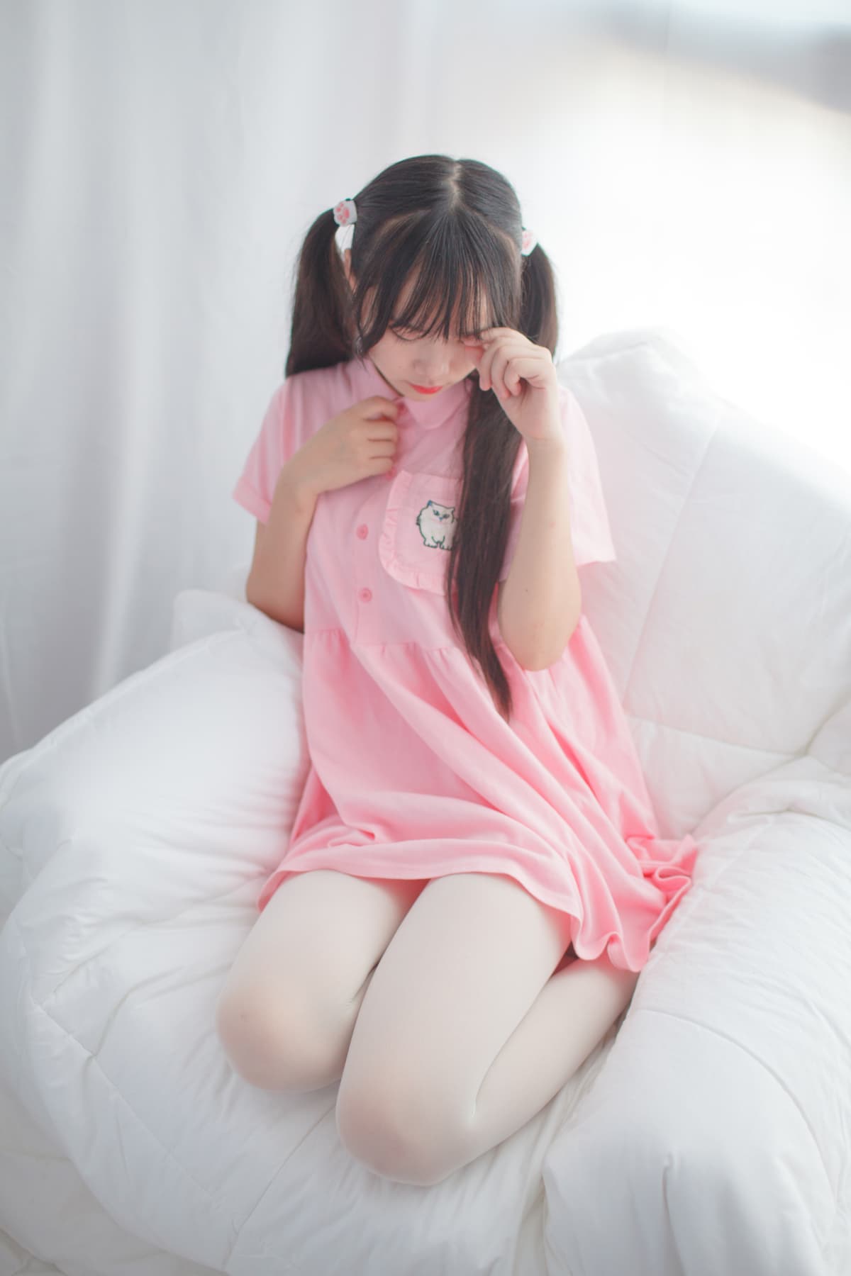 少女秩序 EXVOL.001 半度度度喵 白丝少女图集
