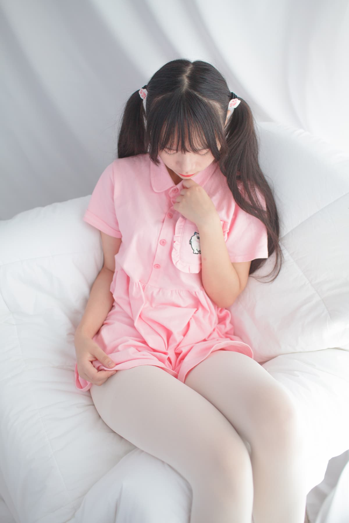 少女秩序 EXVOL.001 半度度度喵 白丝少女图集